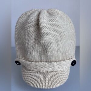 Ambler Cream Wool Cap